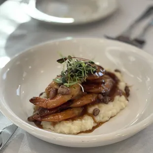 Bourbon Pecan Prawns ($15.95)