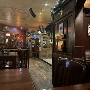 Restaurant view from the booth area