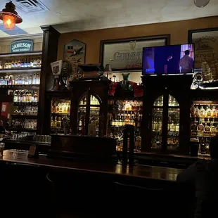 Bar.  All the Irish whiskys you could ever want.
