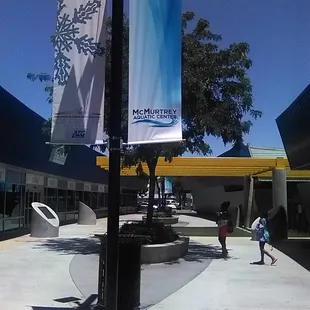 The entrance to mcmurtrey aquatic