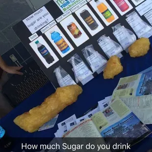 Informational booths.