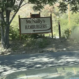 a sign for a restaurant