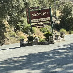 Outside sign