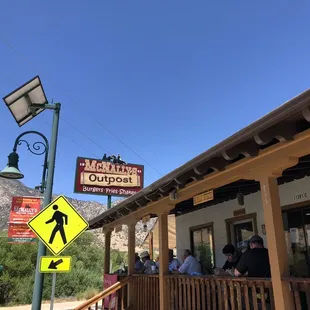 McNally's entrance and patio