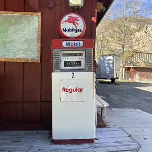 Vintage gas pump