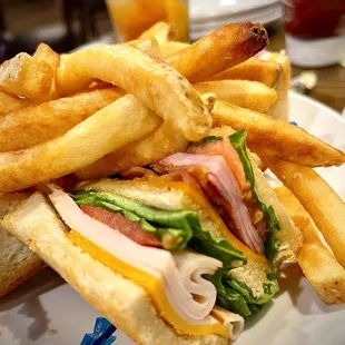 DELICIOUS Club Sandwich! Yummy.