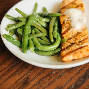 a plate of food on a table