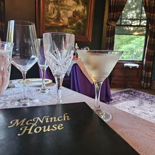 Corrected Martini's per our request to be dirty and not on the sweat side.