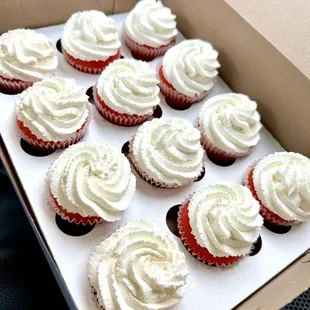 1 dozen standard size Guava Cupcakes