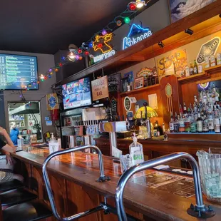 a man sitting at the bar