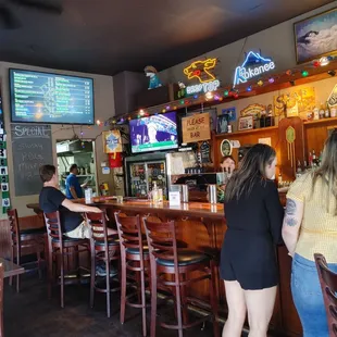 people at the bar