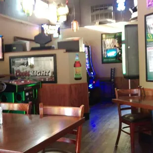 Looking at the bar