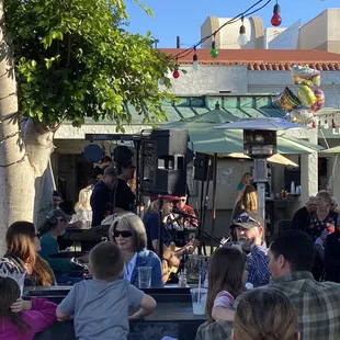 Lively patio
