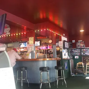  man sitting at the bar