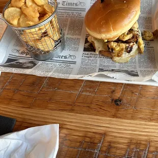 3 alarm burger and fries