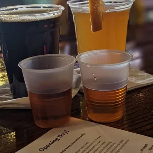 Two shots of FireBall and two beers to start of the day! Go Tigers!