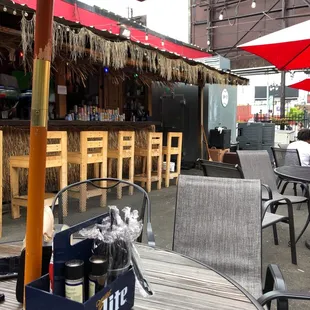 Outdoor patio area