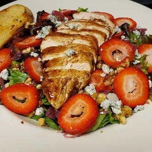 Balsamic Chicken &amp; Strawberry Salad. Limited time offer from our June Feature menu