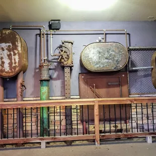 Out side near entrance