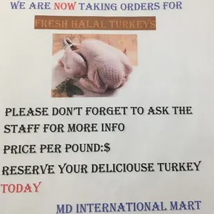 Its turkey time  Happy thanx giving