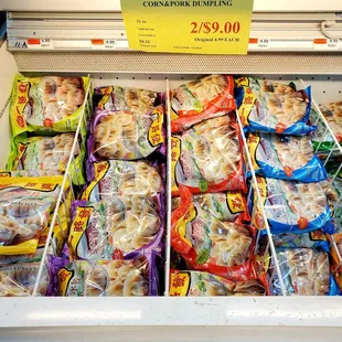 April 2021: Dumplings-- MANY more varieties not pictured