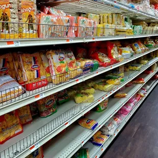 April 2021: Additional shelf noodles