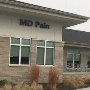 This is the front of MD Pain office.  They have a warm and comfy environment and state-of-the-art procedures and instruments!