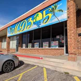 the front of the store