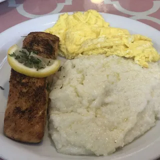 Grilled Salmon Breakfast