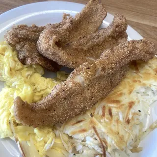 Catfish Combo Breakfast