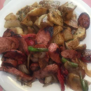 Smoked Turkey Polish Combo Breakfast