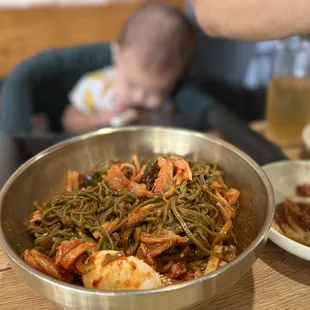 Cold Mixed Spicy Noodles (Bibimguksu)