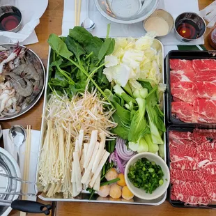 AYCE Shabu &amp; Kalguksu daily from 5pm-9pm.