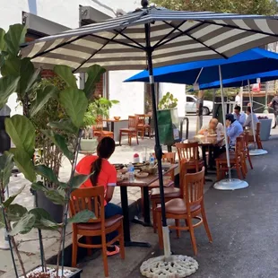 Patio seating available !