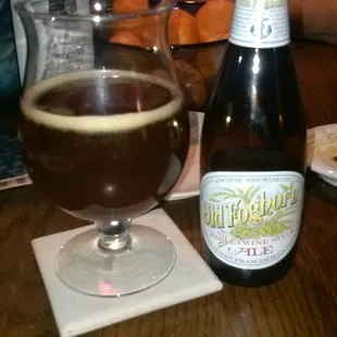 Old Foghorn Barley Wine Style Ale, from Anchor Brewing Company, San Francisco, CA - awesome flavors!!!!!!