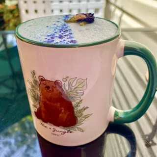 Blue Butterfly Latte