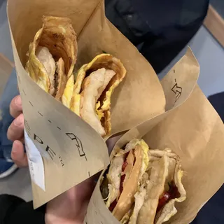 BBQ Pork Crepe