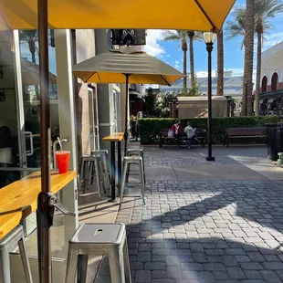 Outside patio