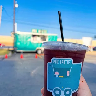 Seasonal fresa cold brew