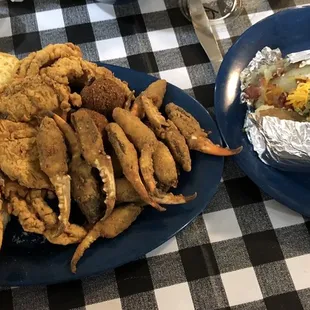 Crab platter