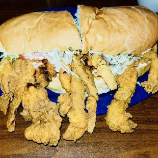 a fried chicken sandwich