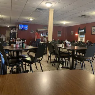tables and chairs