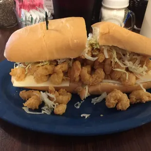 Fried Shrimp Poboy.