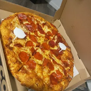 Thick Crust Pepperoni Pizza