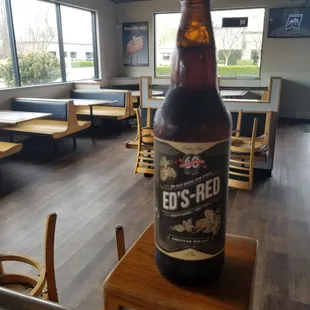 They have their own beer. Good pairing with pizza