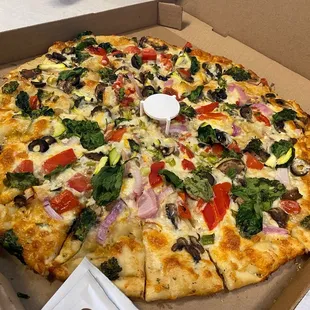 Original Crust Valley Veggie Pizza
