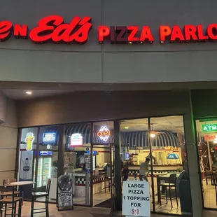 pizza, outside