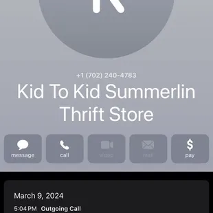 Proof was there before 5 only to say buying closed rudely refuse service when I called kid to kid Summerlin.