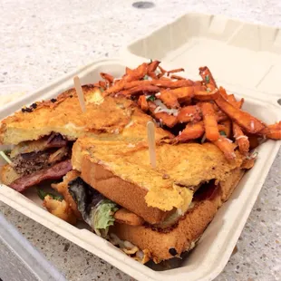 The DUKE &amp; his sweet potato fries