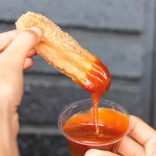 Mini Churros (5 Pack) with Caramel Sauce
